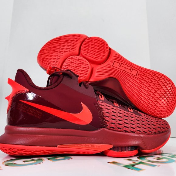 Nike Lebron Witness V Men's Limited Edition Sneaker Shoe Athletic Red CQ9380-600
